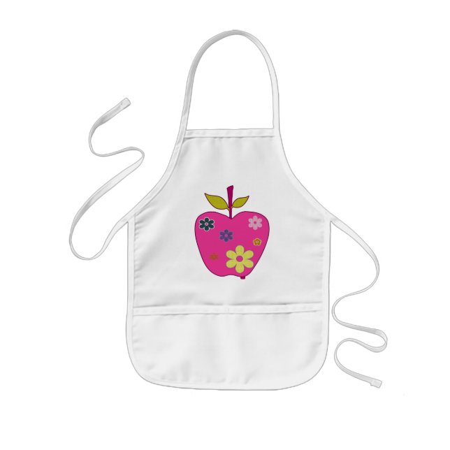 Infantil Avental de FlowerApple (Frente)