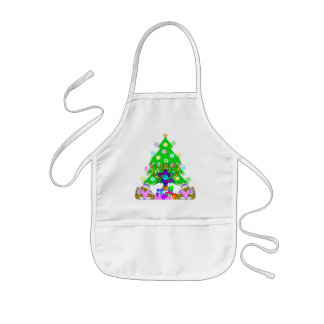 Infantil Avental de Hanukkah e de Natal - personalizado