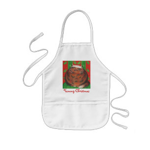 Infantil avental de Natal Pud "Natal Iummy"