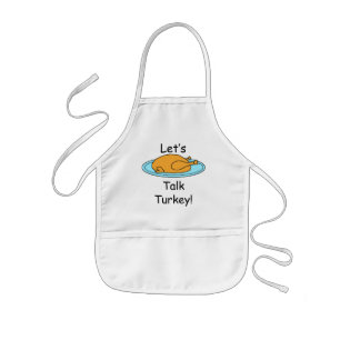 Infantil Avental de Turquia da conversa