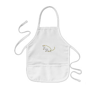 Infantil Avental do gato