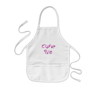 Infantil Avental do rosa da torta de Cutie
