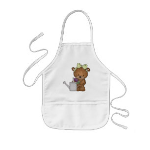 Infantil Avental do urso de jardinagem