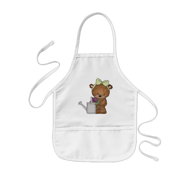 Infantil Avental do urso de jardinagem (Frente)