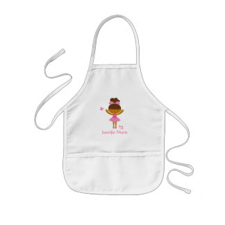 Infantil Avental étnico personalizado bonito da bailarina