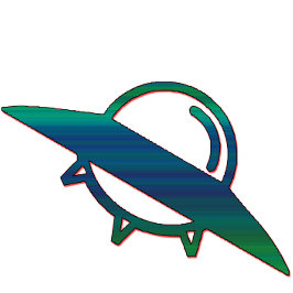 Infantil Avental Minimalista de Nave Espacial UFO Alien | A
