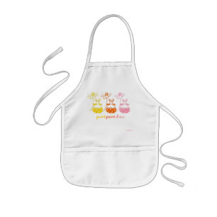 Infantil avental pastel de coelho da margaria