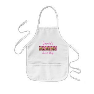 Infantil Avental personalizado do jogo dos miúdos - Cus…