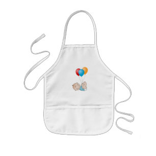 Infantil Balões e Bebê no avental do Kid