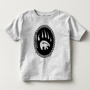 Infantil Bear Arte Bebê Camiseta Urso Garra Garra Tee