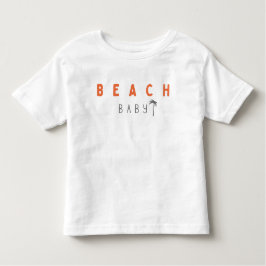 Infantil bebê da praia. Camiseta para Crianças