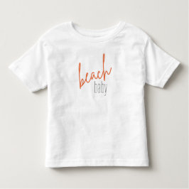 Infantil bebê da praia. Camiseta para Crianças