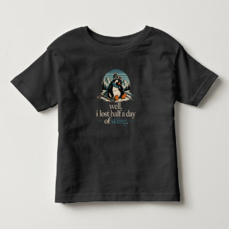 Infantil Bem, eu perdi metade de um dia de esqui Camiseta d