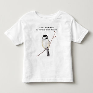Infantil Bendito é a camiseta Meek Chickadee Toddler