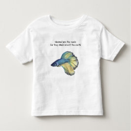 Infantil Bendito é a camiseta Meek Fish Toddler