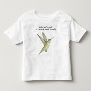 Infantil Bendito é a camiseta Meek Hummingbird Toddler