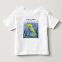 Bendito é a camiseta Meek Seacavalo Toddler
