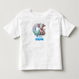Infantil C é para Chloe – Camiseta Personalizada para Crian