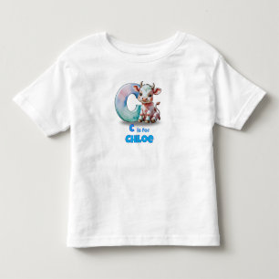 Infantil C é para Chloe – Camiseta Personalizada para Crian