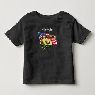 Infantil California Baby Camiseta Escura de Jersey Fino 