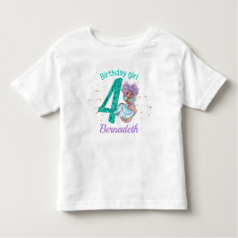 Infantil Camiseta Afro-Americana do 4º Aniversário