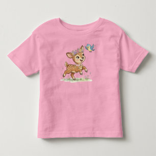 Infantil Camiseta Aventura da Pequena Cerva