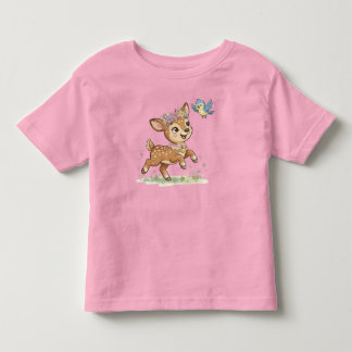 Infantil Camiseta Aventura da Pequena Cerva