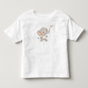 Infantil Camiseta Aventura do Elefante Fofo