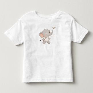 Infantil Camiseta Aventura do Elefante Fofo