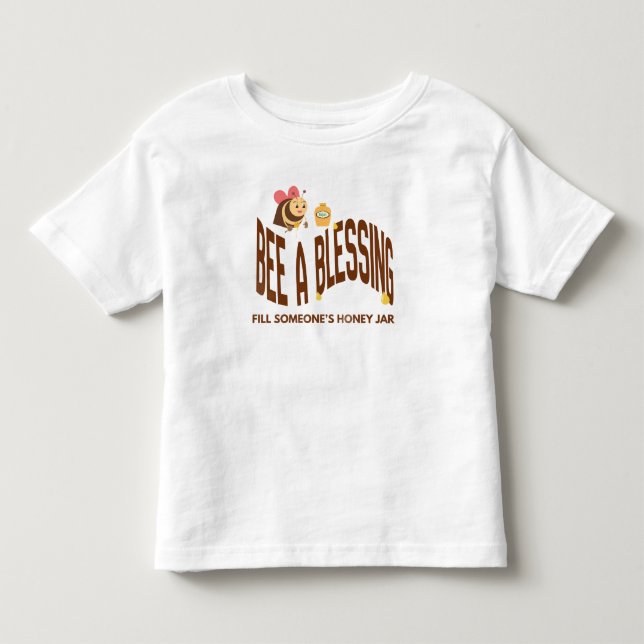 Infantil Camiseta Bee a Blessing (Frente)