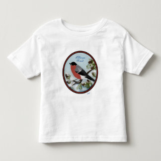 Infantil Camiseta belo pássaro desenho digital