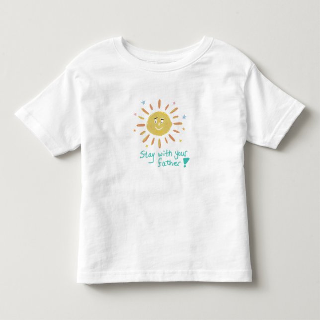 Infantil Camiseta boba para crianças pequenas  (Frente)