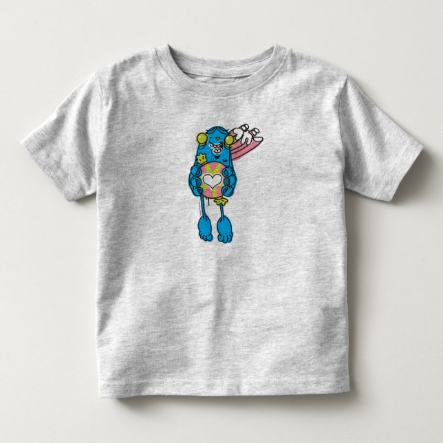 Infantil Camiseta Booger Monster (Frente)