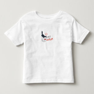 Infantil Camiseta Branca de Criança Minimalista Fofa