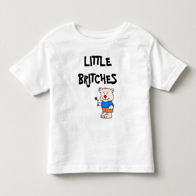 Infantil Camiseta Britches Toddlers (Frente)