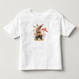 Infantil Camiseta Coce Watercolor Bunny Toddler