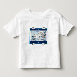Infantil Camiseta coelhos adoráveis desenho digital 