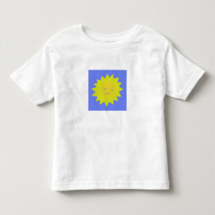 Infantil Camiseta com Sol Amarelo