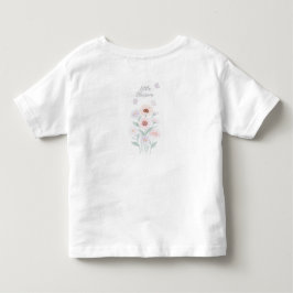 Infantil Camiseta criança flor silvestre pequena flor para