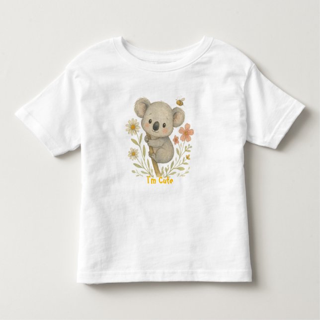 Infantil Camiseta Cute Koala Kids (Frente)