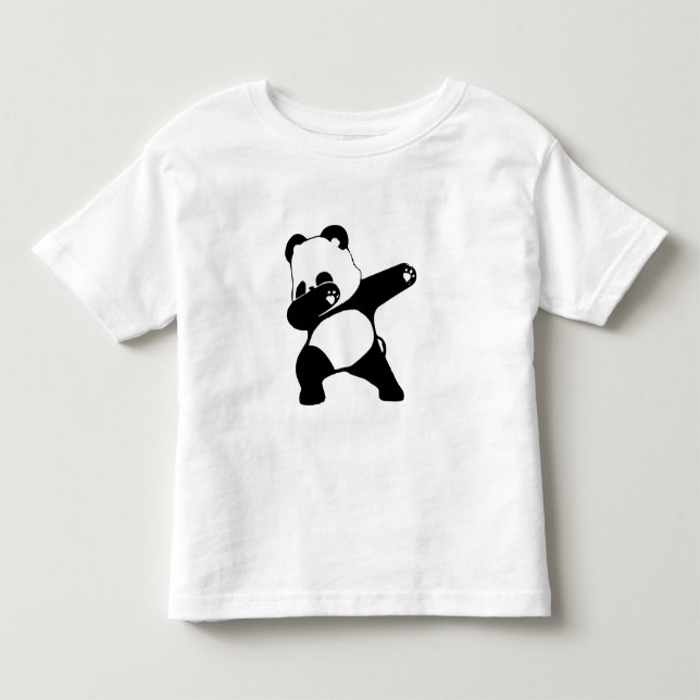 Infantil Camiseta Dabbing Panda (Frente)