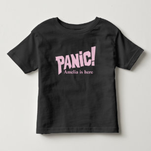 Infantil Camiseta das raparigas chamada Panic