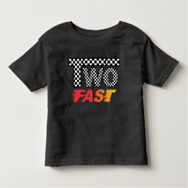 Infantil Camiseta de 2º Aniversário do Toddler TWO Fast