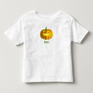 Infantil Camiseta de Abóbora de Halloween para Bebês Menino