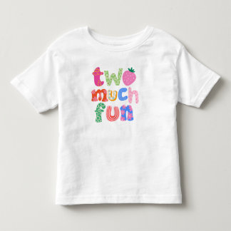 Infantil Camiseta de Aniversário de 2 Anos da Menina Divert