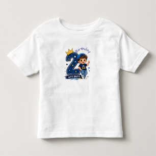 Infantil Camiseta de aniversário de 2 anos para meninos Cut