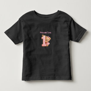 Infantil Camiseta de Aniversário de Menina de Um Ano da Pri