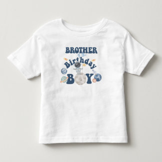 Infantil Camiseta de aniversário no espaço - Irmão do anive