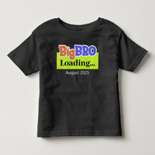 Infantil Camiseta de Anúncio de Gravidez Big Bro Carregando