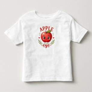 Infantil Camiseta de Bebê Fofa Maçã dos Nossos Olhos Adoráv